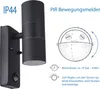 Außenleuchte Außenlampe Edelstahl Schwarz Wandleuchte mit Produktbild-Vorschau 3