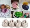 Silikon Seifenform, 4 Kavität Oval Massage Seifenform Keks Produktbild-Vorschau 4