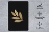 MuchoWow® Mauspad Mousepad Blatt - Gold - Zweig 18x27 cm - Produktbild-Vorschau 2