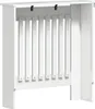vidaXL Kryt radiátora vysoký lesk biely 78 x 19 x 81,5 cm Náhľad obrázku produktu 6