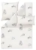 Estella Mako-Satin Bettwäsche Cats leinen 155x220 cm + Produktbild-Vorschau 2