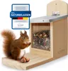 Eichhörnchen Futterhaus mit Metalldach Produktbild-Vorschau 8