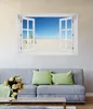 Wallario Poster mit Fenster-Illusion: Sandstrand unter Produktbild-Vorschau 2