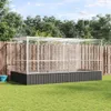 vidaXL Voliere mit Erweiterung Silber 418 x 207 x 212 cm Produktbild-Vorschau 2