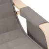 houpací křeslo vidaXL Taupe Fabric Náhled obrázku produktu 6