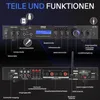 Pyle Verstärker HiFi Stereo, 200W- 2 Kanal mit Bluetooth, Produktbild-Vorschau 5