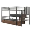 Lit superposé Merax  Lit mezzanine en fer 90 x 200 cm avec Voir les images du produit 8