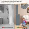 COSTWAY Armadio da cucina, per cestino da 45 L, mobile Anteprima dell’immagine prodotto 6