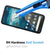 A smartphone screen protector is being tested for scratch resistance with a utility knife. Produktbild-Vorschau