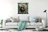 MuchoWow® Textilposter Affen - Zweig - Blätter 90x90 cm mit Produktbild-Vorschau 3