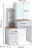 Coiffeuse Vicco Conrada Blanc/Sonoma 80cm, Model 39789 Voir les images du produit 7