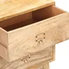 vidaXL Nočný stolík 40 x 35 x 55 cm z masívneho mangového Náhľad obrázku produktu 5