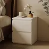 Noční stolek 2 zásuvky Loft Bílý Moderní Náhled obrázku produktu 4