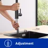 Cecipa Küchenarmatur Schwarz 7-Form, Wasserhahn Küche 360° Produktbild-Vorschau 10