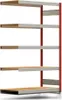 Fachbodenregal Tiefenriegel - 250 kg - 2.000 x 1.285 x 600 Produktbild-Vorschau 1