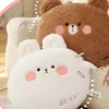 360Home Karikatur Puppe Tierkissen Kissen Weiß 40cm Produktbild-Vorschau 7