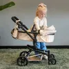 Bandits & Angels Puppenwagen Beige Modern Angel 2-in-1 Sand Produktbild-Vorschau 4
