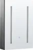 BELIANI Koupelnová zrcadlová skříňka s LED černá 40 x 60 cm Náhled obrázku produktu 1