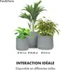 Fox & Fern Pot de Fleur Interieur et Extérieur, Jardinieres Voir les images du produit 5