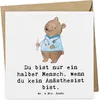 Mr. & Mrs. Panda Glückwunschkarte Anästhesist Herz - Weiß - Produktbild-Vorschau 1