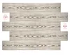 A set of wood-look ceiling panels arranged in a staggered pattern on a white background. Anteprima dell’immagine prodotto