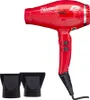 A red Parlux ALYON hair dryer with two black nozzle attachments. Náhled obrázku produktu