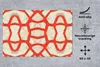 MuchoWow® Schreibtischunterlage Koralle - Rot - Weiß - Produktbild-Vorschau 2