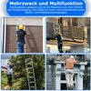 Jopassy 2,6 M Teleskopleiter Anlegeleiter Klappleiter Produktbild-Vorschau 7
