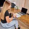 di volio rohový písací stôl Montaro - elektrický výškovo Náhľad obrázku produktu 5