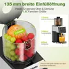 FATABETA Entsafter Slow Juicer 135 mm Große Öffnung Produktbild-Vorschau 4