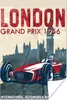 MuchoWow® Poster Rennsport - Rot - Vintage 80x120 cm - Produktbild-Vorschau 1