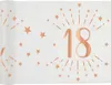 18. Geburtstag roségold Tischläufer 5 m x 30 cm Zahl 18 Produktbild-Vorschau 1