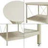 Collage of close-up shots of a round coffee table. Produktbild-Vorschau