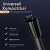 SANIDELL Brauseschlauch - 200cm- Schwarz Glatt – Produktbild-Vorschau 2