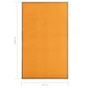 vidaXL Zerbino lavabile arancione 90x150 cm Anteprima dell’immagine prodotto 5