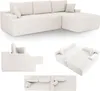 Juskys Sofa Coredo - Creme, moderne Couch aus Cord mit Produktbild-Vorschau 1