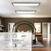 A bedroom scene with two LED ceiling lights installed. Podgląd zdjęcia produktu