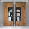 SIMPLYFURN Armoire de bureau Amira T30 meuble de rangement Voir les images du produit 4