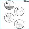 Sonnenschutzplane Segel Markise marineblau wasserdicht 4x4m Produktbild-Vorschau 13