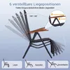 COSTWAY, set di 2 sdraio pieghevoli, lettino con schienale Anteprima dell’immagine prodotto 4