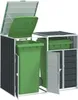 vidaXL Box na odpadky pre 2 tony antracit 144x81x113 cm Náhľad obrázku produktu 1