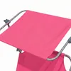 Aga 2x Gartenliege mit Verstellfunktion und Sonnendach Rosa Produktbild-Vorschau 6