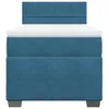 Boxspringbett mit Matratze Dunkelblau 90x200 cm Samt Produktbild-Vorschau 4