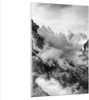 Bilder auf glas - Einteilig - Berge Nebel Gipfel - 80x120cm Produktbild-Vorschau 1
