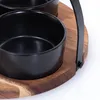 Snackschalen aus Akazienholz mit Griff 3 Stück Produktbild-Vorschau 17