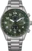 Orologio, Uomo, Cronografo, Silver\Khaki Anteprima dell’immagine prodotto 1