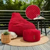 Green Bean® Sitzsack mit Hocker aus Cord - Sitzsäcke für Produktbild-Vorschau 2