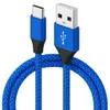 3m Nylon USB-C Kabel Schnellladekabel Datenkabel Handy Produktbild-Vorschau 1