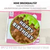Minecraft 20 cm oblátky na tortu - vegánske, bezlepkové, Náhľad obrázku produktu 3