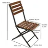DEGAMO Klappstuhl Gartenstuhl Bistrostuhl LIENZ, 2er Set, Produktbild-Vorschau 8